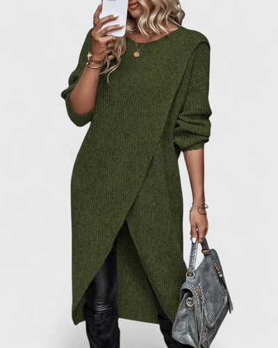 Zarymelle | Elegancka Sukienka Swetrowa