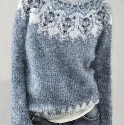 Pierina - Jesienny sweter retro