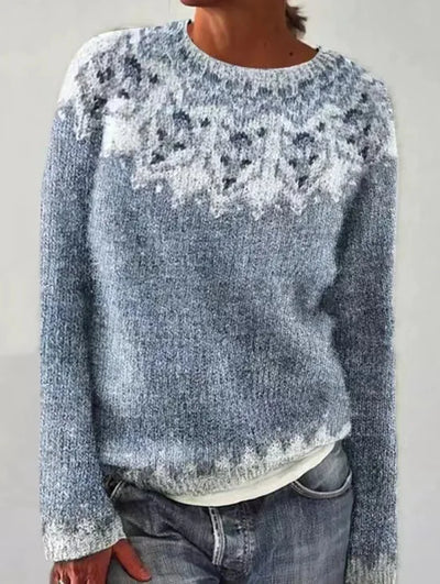 Pierina - Jesienny sweter retro
