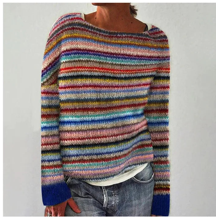 Pierina - Jesienny sweter retro